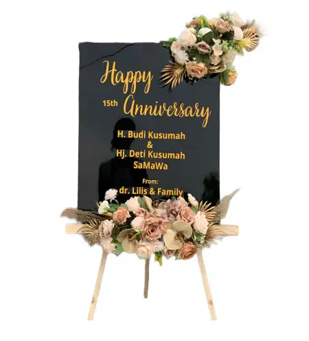 Papan Bunga Akrilik Pencol